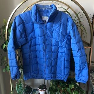 Columbia Blue Puffer Jacket size L